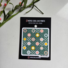 Load image into Gallery viewer, Flower Quilt | Vinyl Sticker