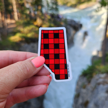 Load image into Gallery viewer, Alberta Buffalo Plaid | Vinyl Sticker