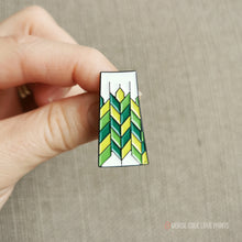 Load image into Gallery viewer, Saskatchewan Patchwork | Enamel Pin
