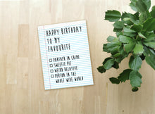 Load image into Gallery viewer, Checkbox | Birthday Card