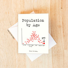 Load image into Gallery viewer, Graph Super Old | Birthday Card