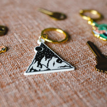 Load image into Gallery viewer, Mountain | Enamel Keychain