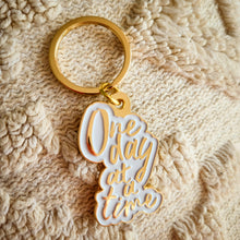 Load image into Gallery viewer, One Day at a Time | Enamel Keychain
