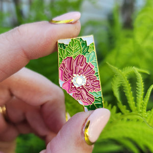 Alberta Wild Rose | Enamel Pin