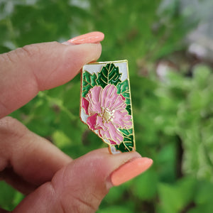 Alberta Wild Rose | Enamel Pin