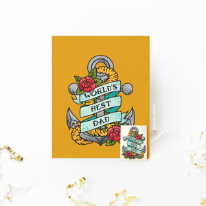 Tattoo Dad | Father's Day | Specialty Holiday Card