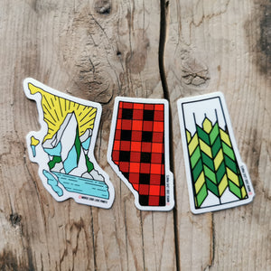 Saskatchewan Patchwork | Vinyl Sticker