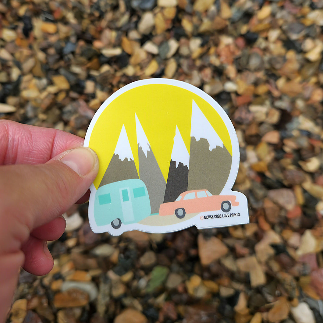 Happy Camper | Vinyl Sticker