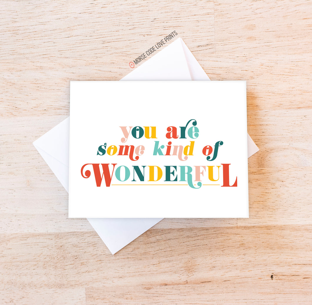 Some Kind of Wonderful | Just Because Card