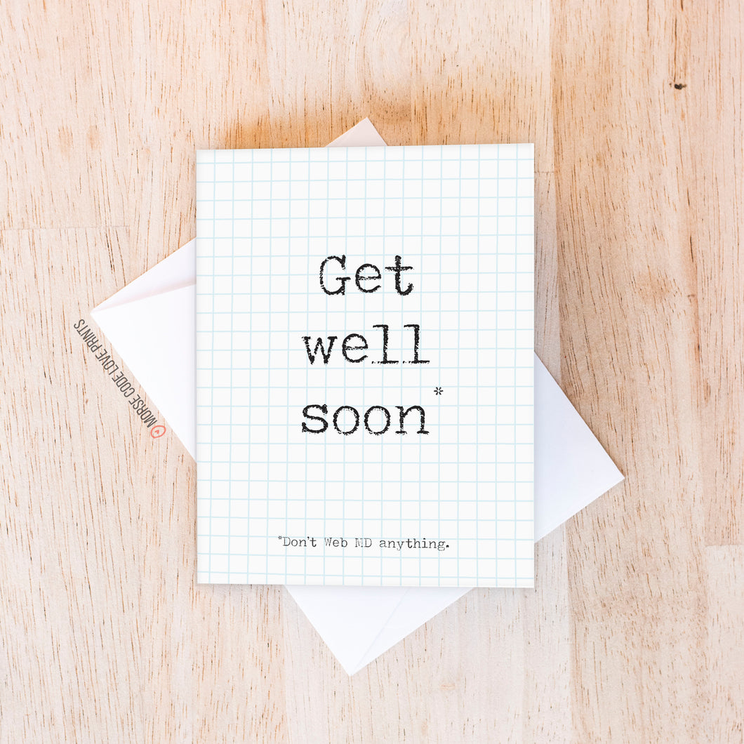 Web MD | Get Well Soon Card