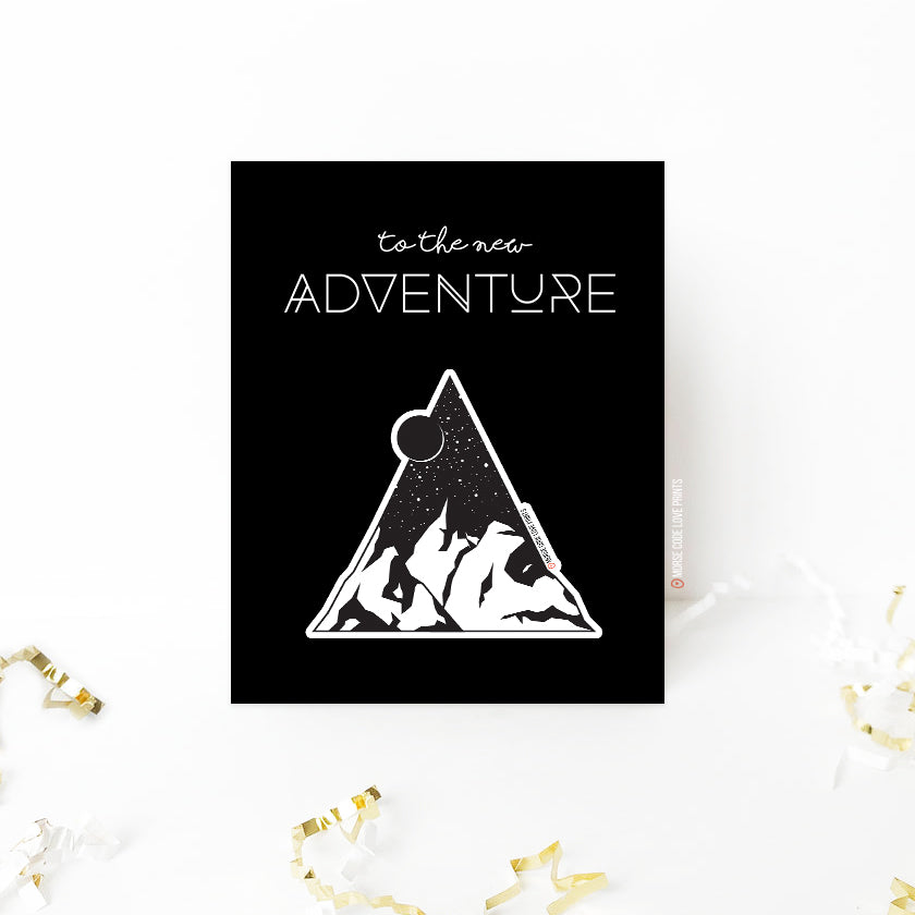 To The New Adventure | Celebrate | Specialty Card
