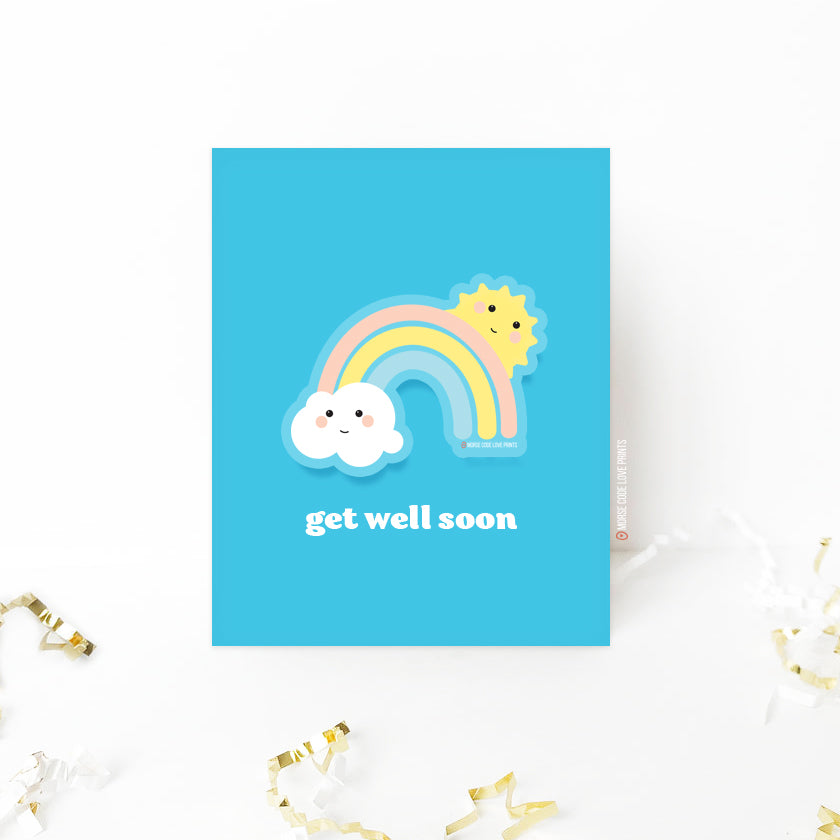 Rainbow | Get Well Soon | Specialty Card