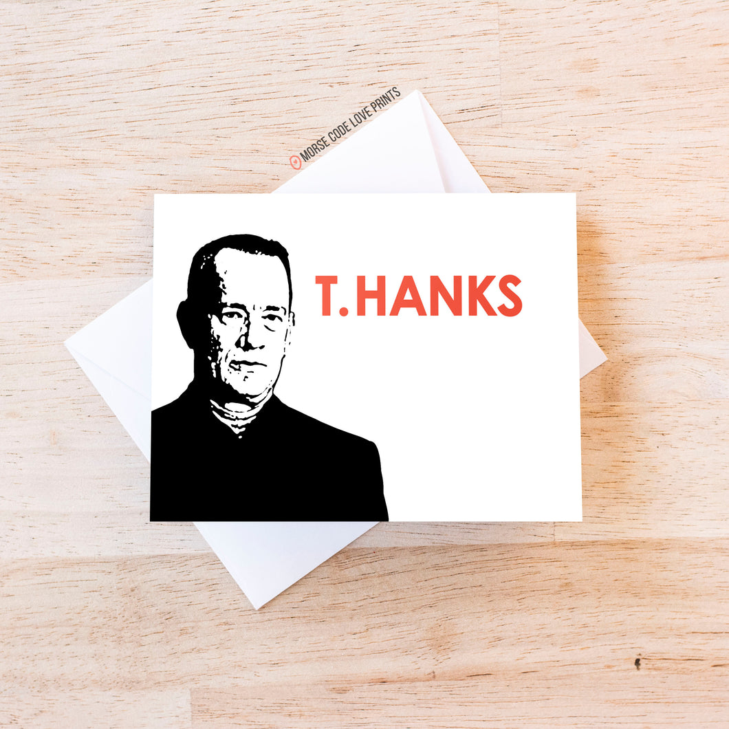 T.Hanks | Thank You Card